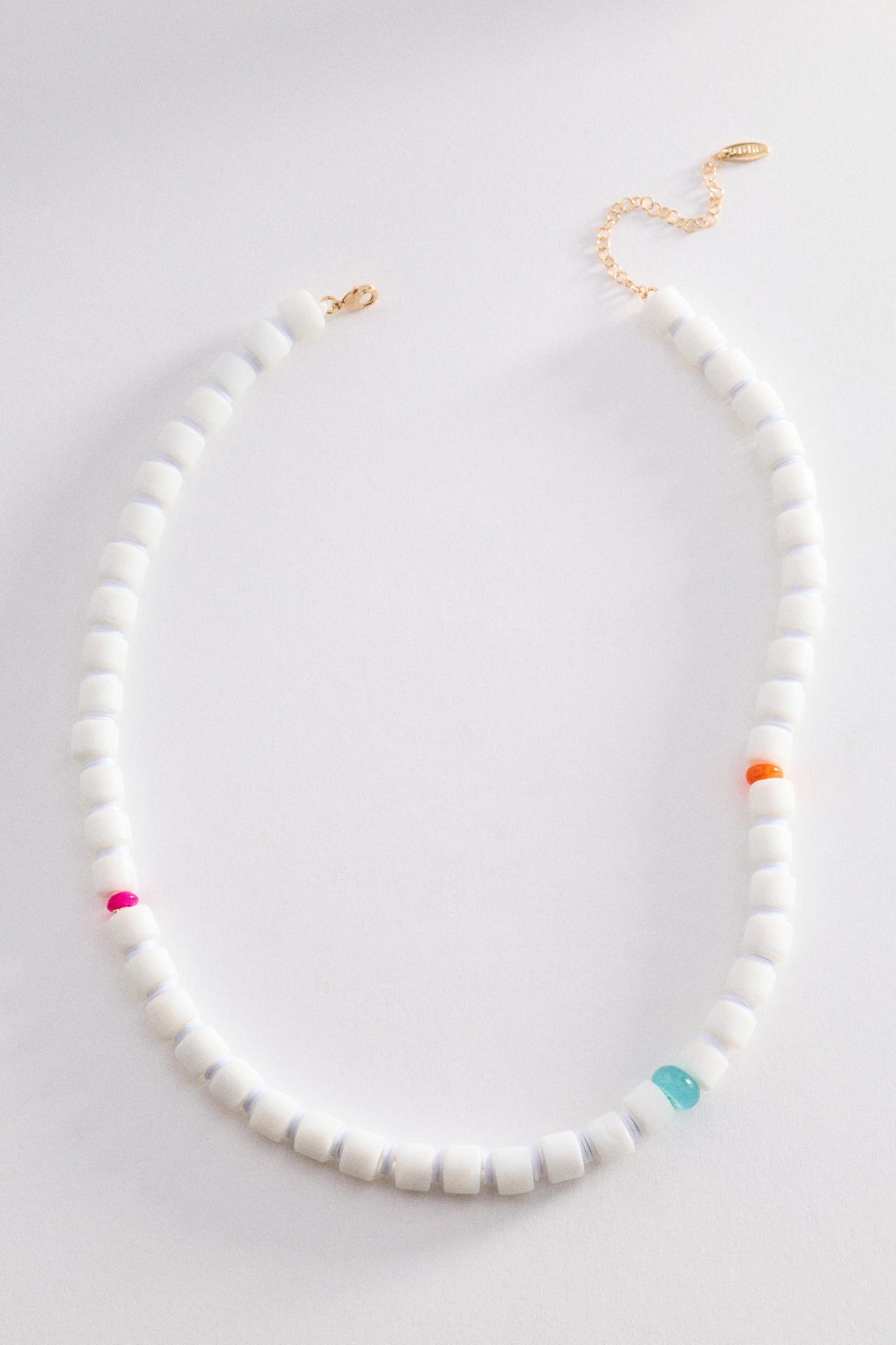 Neutral Beaded Necklace