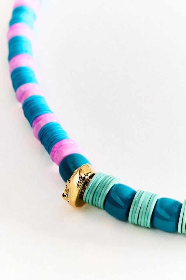 Colorblock Beaded Necklace #1