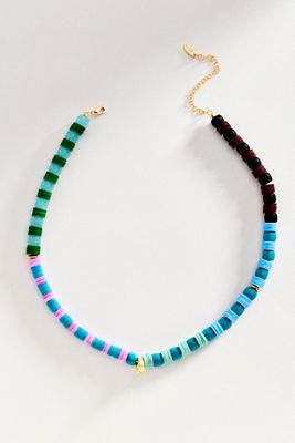 Colorblock Beaded Necklace