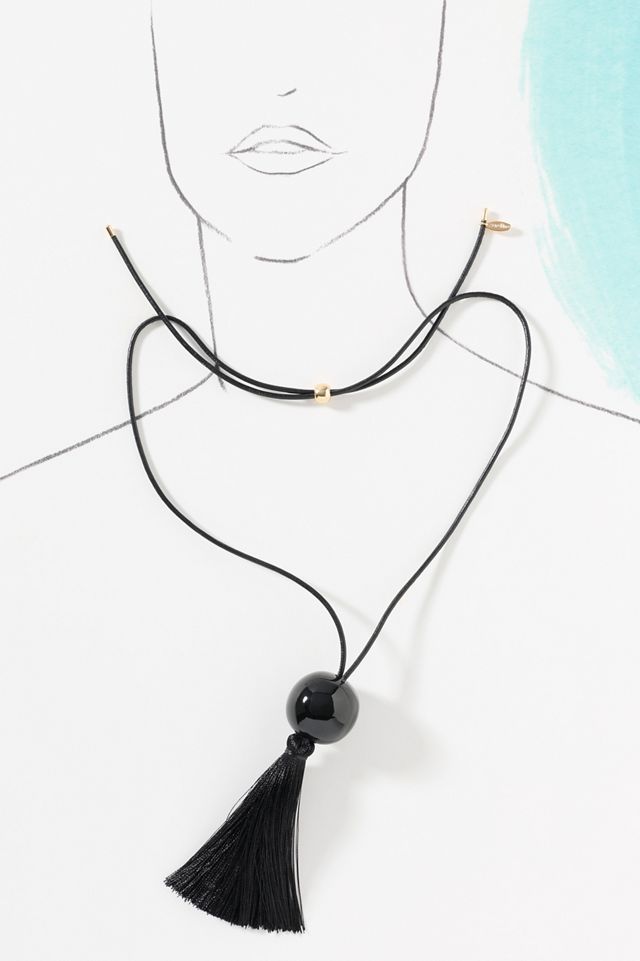 Tassel Pendant Necklace #4