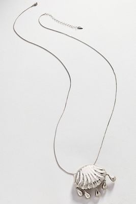 Metal Shell Pendant Necklace