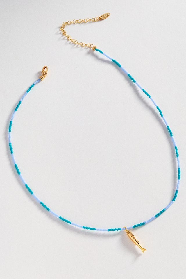 Small Icon Beaded Necklace #1