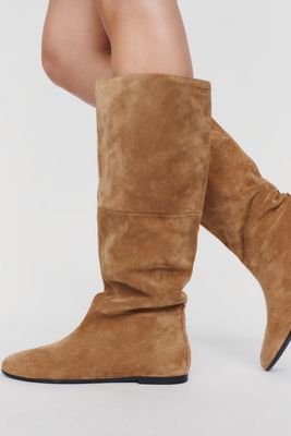 Vagabond Shoemakers Aleya Suede Tall Scrunch Boots