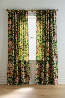 Gwendolyn Cotton Printed Floral Curtain
