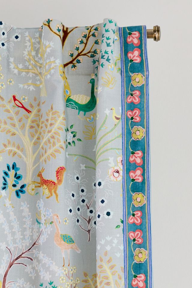 Jodie Scenic Woven Cotton Curtain #1