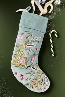 Winter Rabbit Stocking