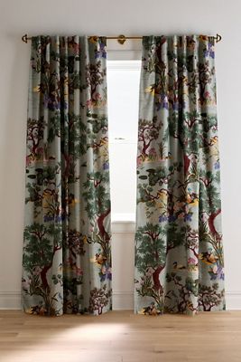 Bernadette Cotton Printed Blackout Curtain