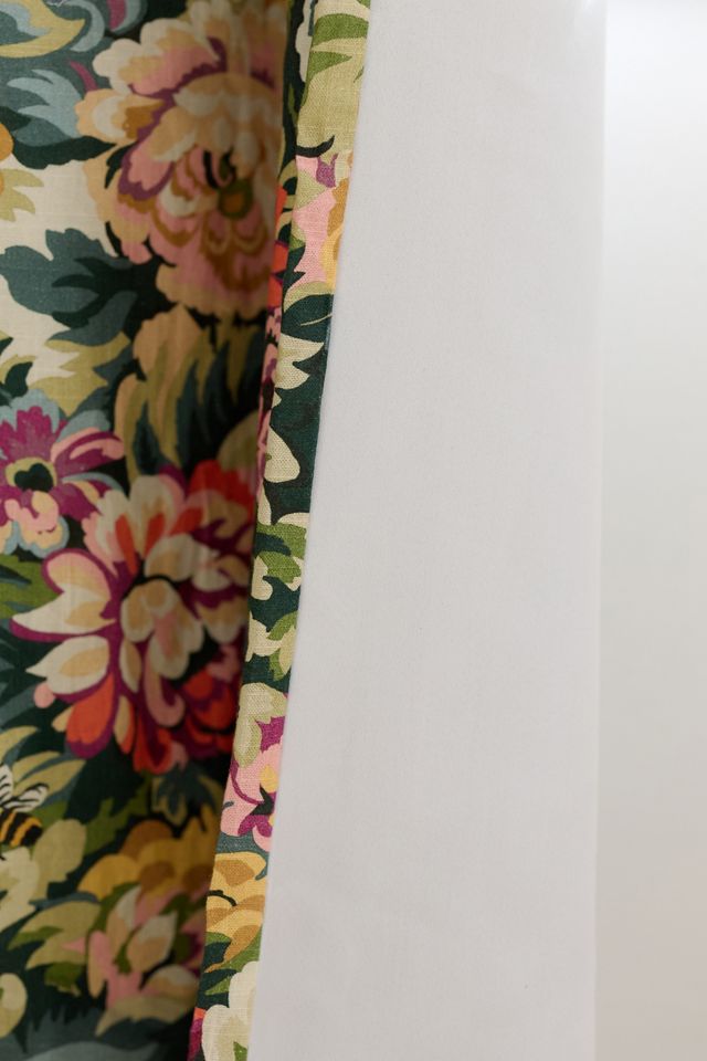 Gwendolyn Cotton Printed Floral Blackout Curtain #5