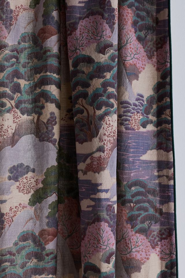Merve Kahraman Cotton Linen Printed Curtain #3