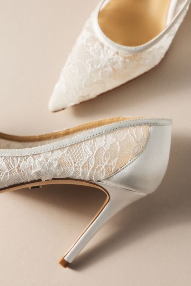 Badgley Mischka Ania Lace Pumps #1