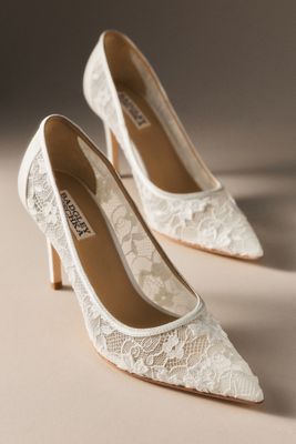 Badgley Mischka Ania Lace Pumps