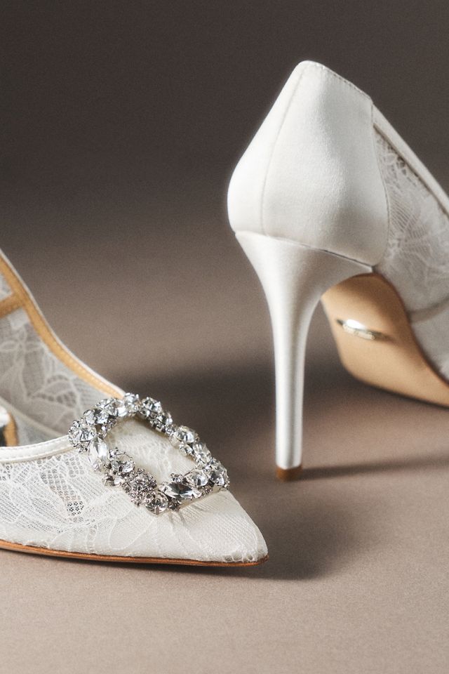 Badgley Mischka Cher Lace Stiletto Pumps #1