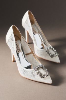 Badgley Mischka Cher Lace Stiletto Pumps