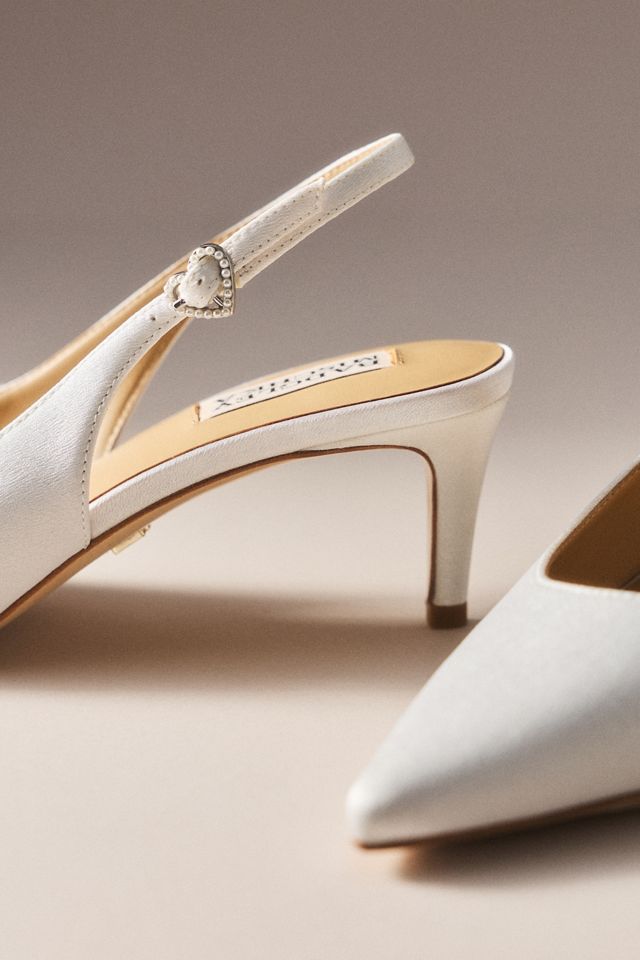 Badgley Mischka Ruthie Slingback Kitten Heels #1