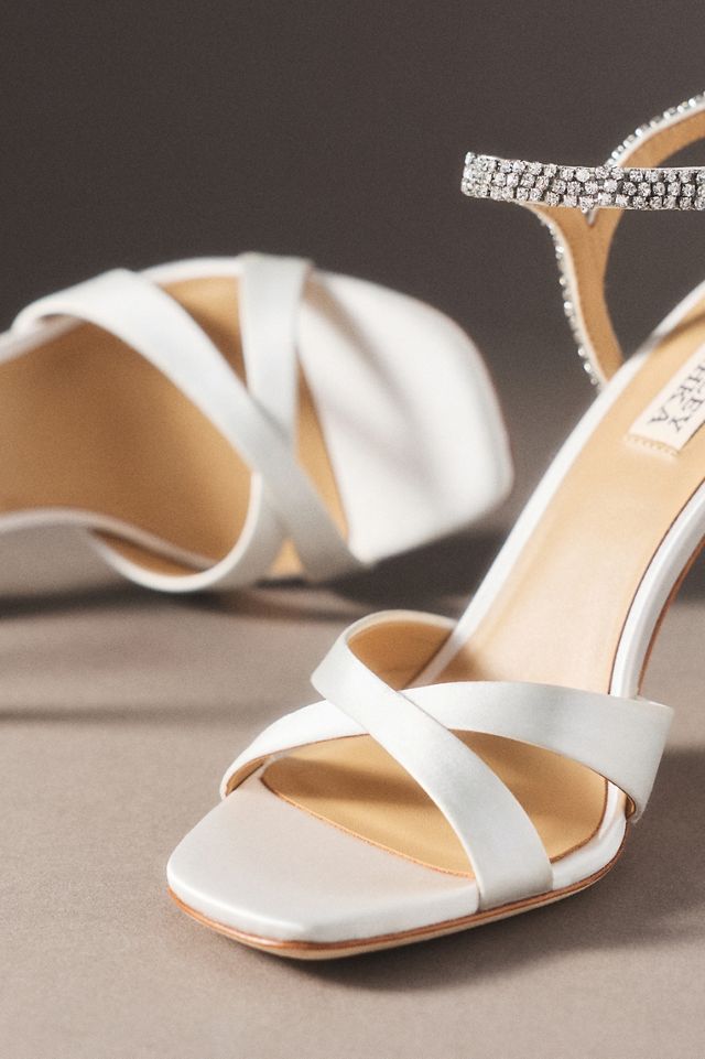 Badgley Mischka Reagan Crystal Stiletto Sandals #2