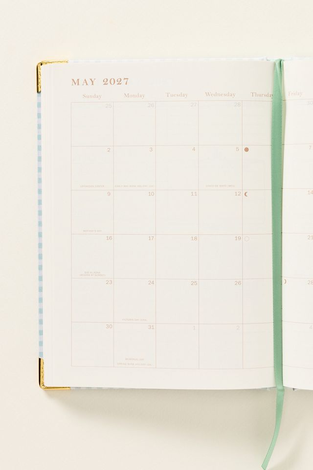 Checkered 17-Month Weekly Planner #1