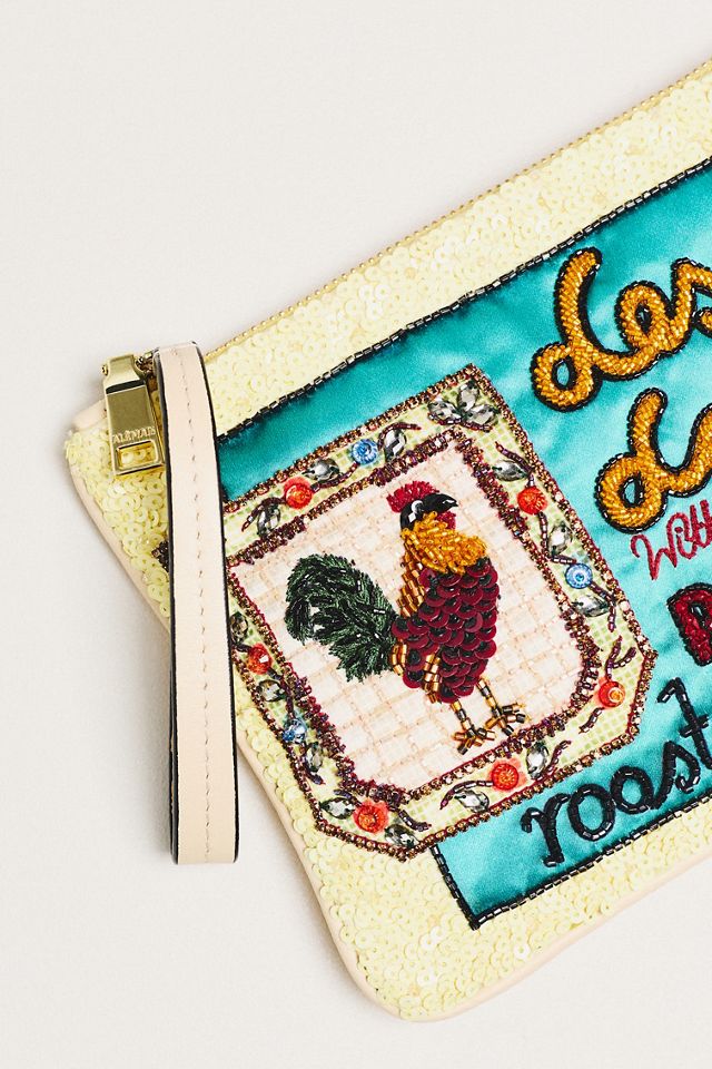 ALÉMAIS Rooster Embellished Clutch #2