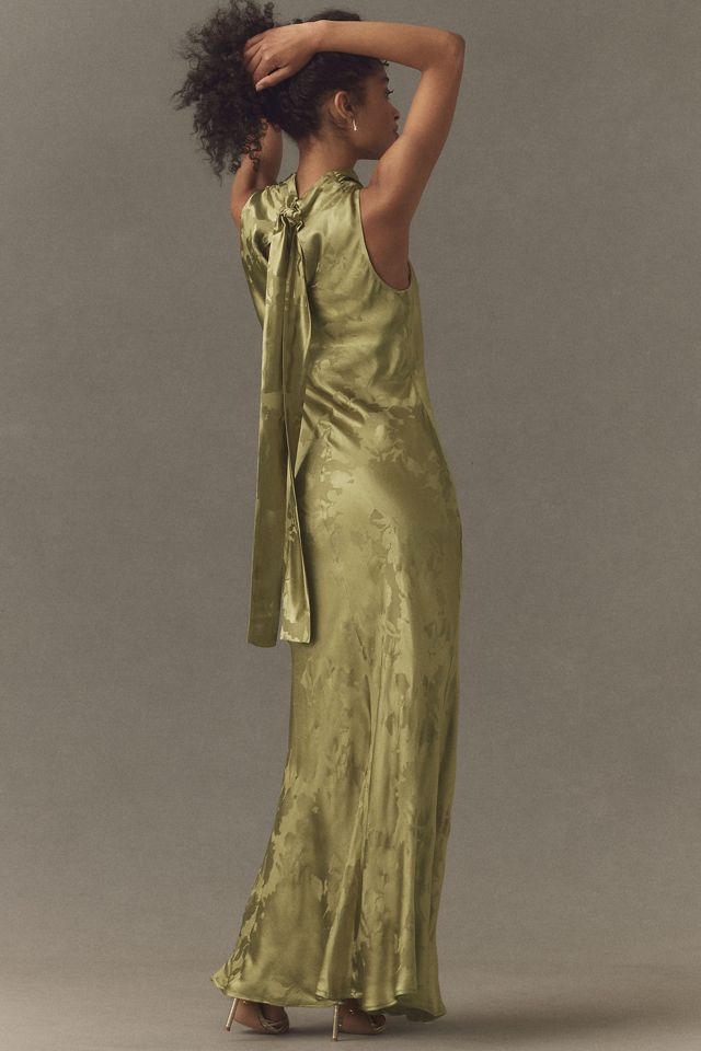 BHLDN High-Neck Slip Maxi Dress #1