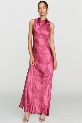 BHLDN High-Neck Slip Maxi Dress