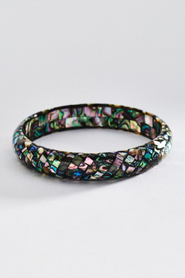 Shell Bangle Bracelet