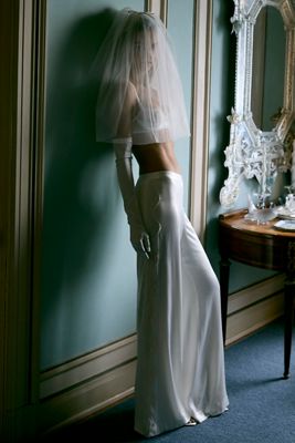 BHLDN Satin Cami & Pant Set