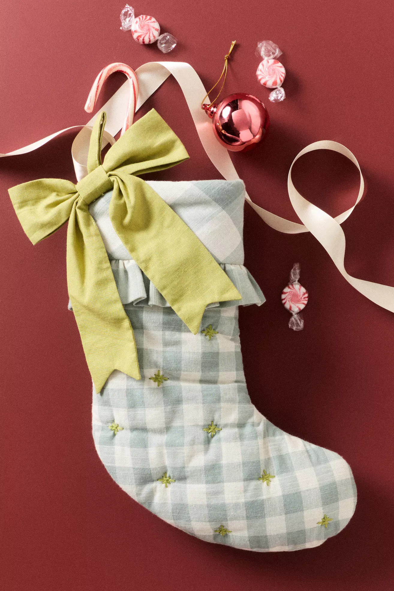 Small Gingham Stocking - thumbnail 4