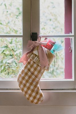 Small Gingham Stocking