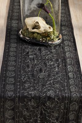 Halloween Crewel Stitch Runner