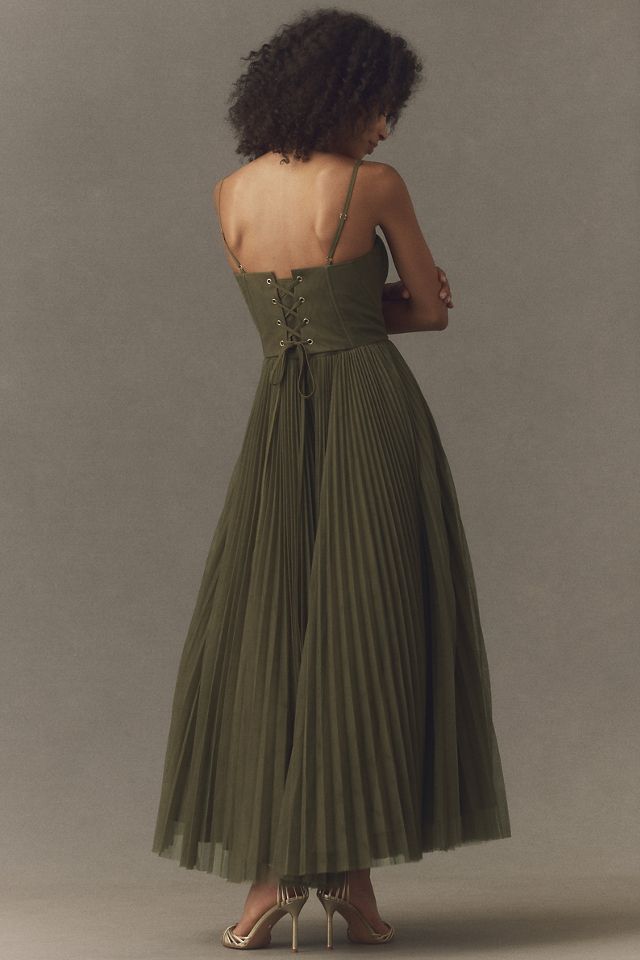 Hutch Amara Adjustable Corset Tulle Fit-and-Flare Midi Dress #2