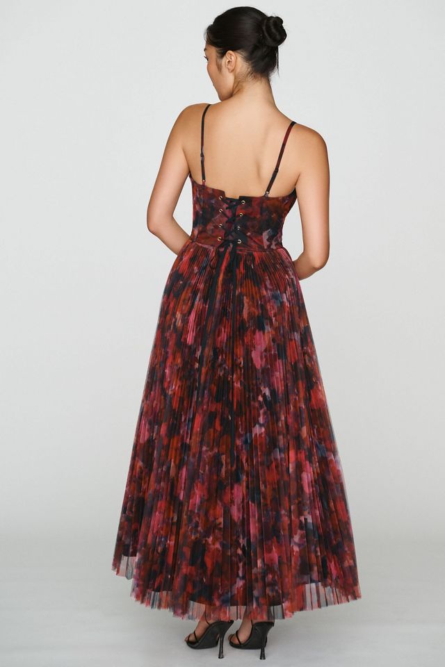 Hutch Amara Adjustable Corset Tulle Fit-and-Flare Midi Dress #2