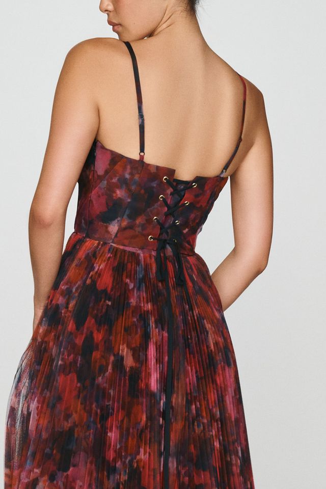 Hutch Amara Adjustable Corset Tulle Fit-and-Flare Midi Dress #3