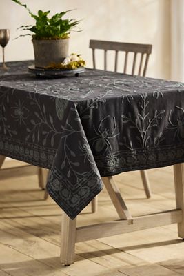 Halloween Crewel Stitch Tablecloth
