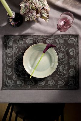 Halloween Crewel Stitch Placemat