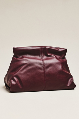 Clay Leather Clutch