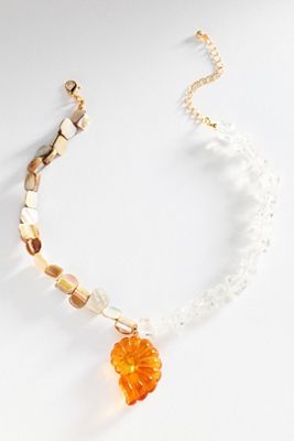 Summer Icon Pendant Beaded Necklace