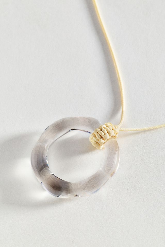 Lucite Pendant Necklace #1