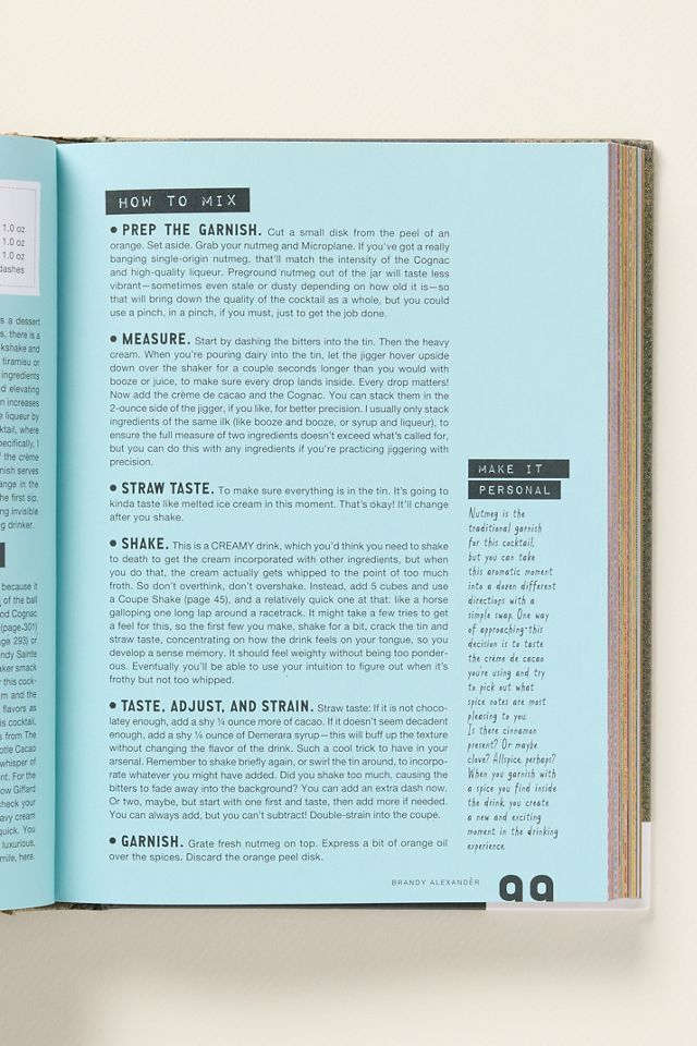 The Classic Cocktail Sessions Hardcover Cookbook #1