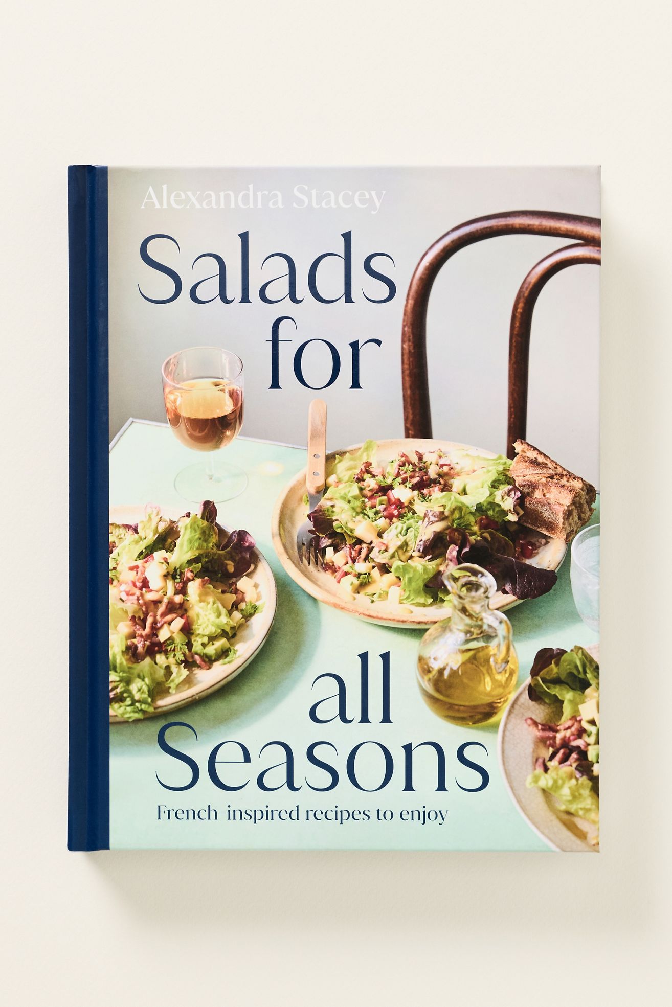 Salads for all Seasons Hardcover Cookbook - Blue, One Size