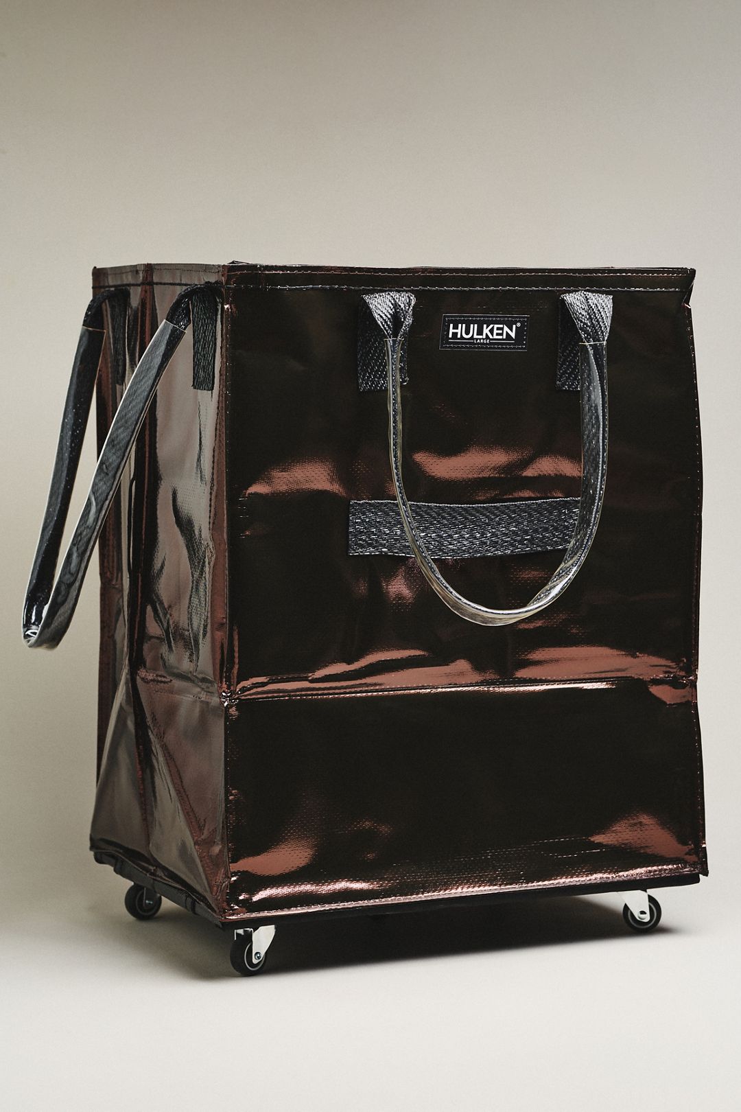 Hulken Signature Large Rolling Tote Bag - Chocolate Brown, One Size