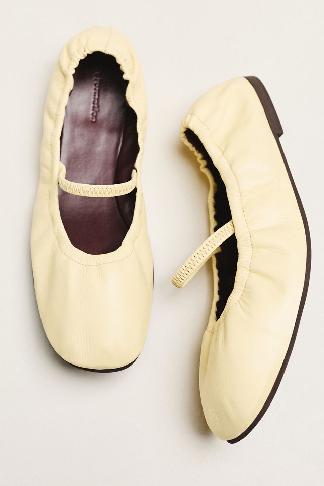 Reformation Buffy Ruched Ballet Flats #1
