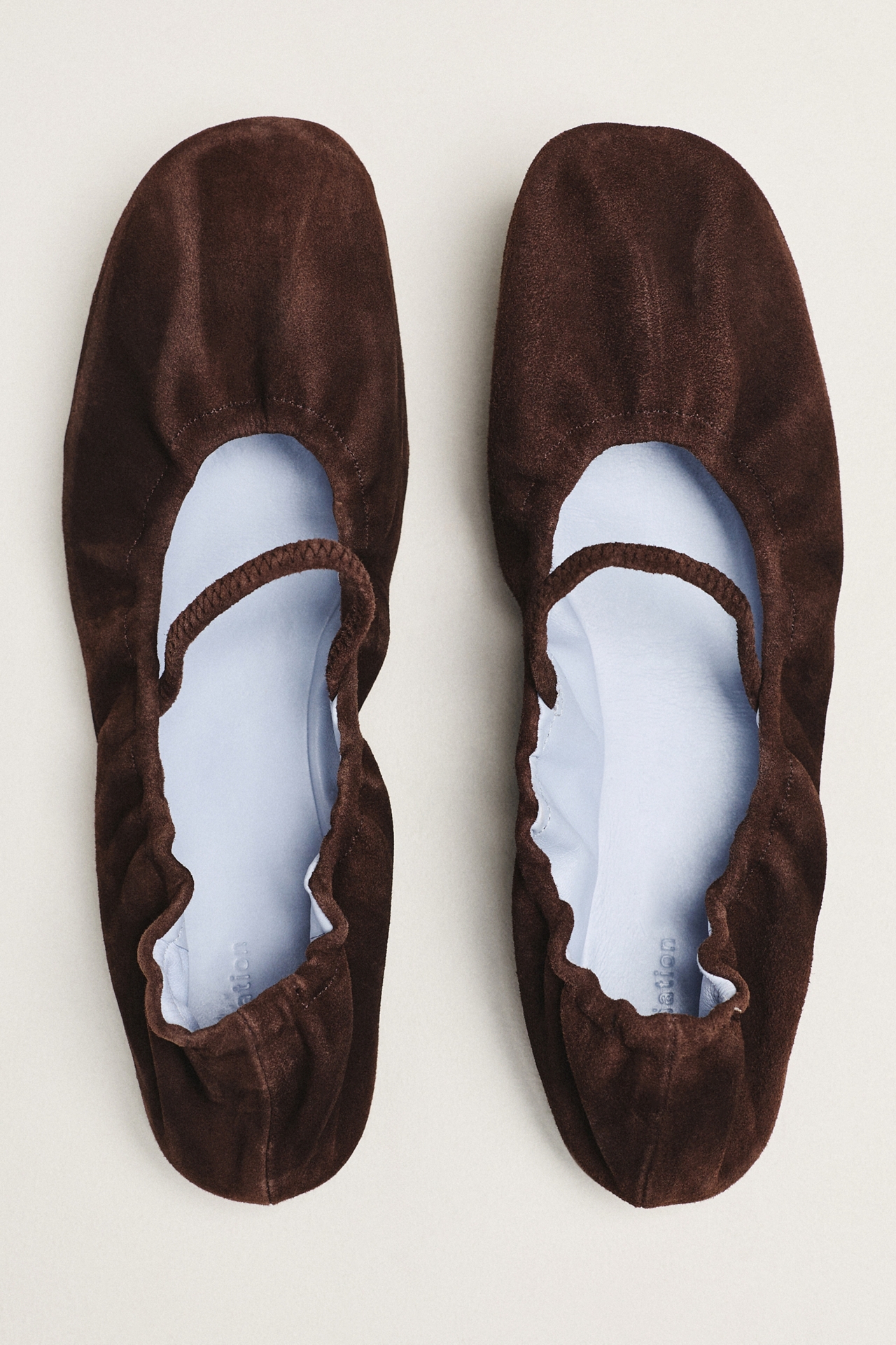 Reformation Buffy Ruched Ballet Flats