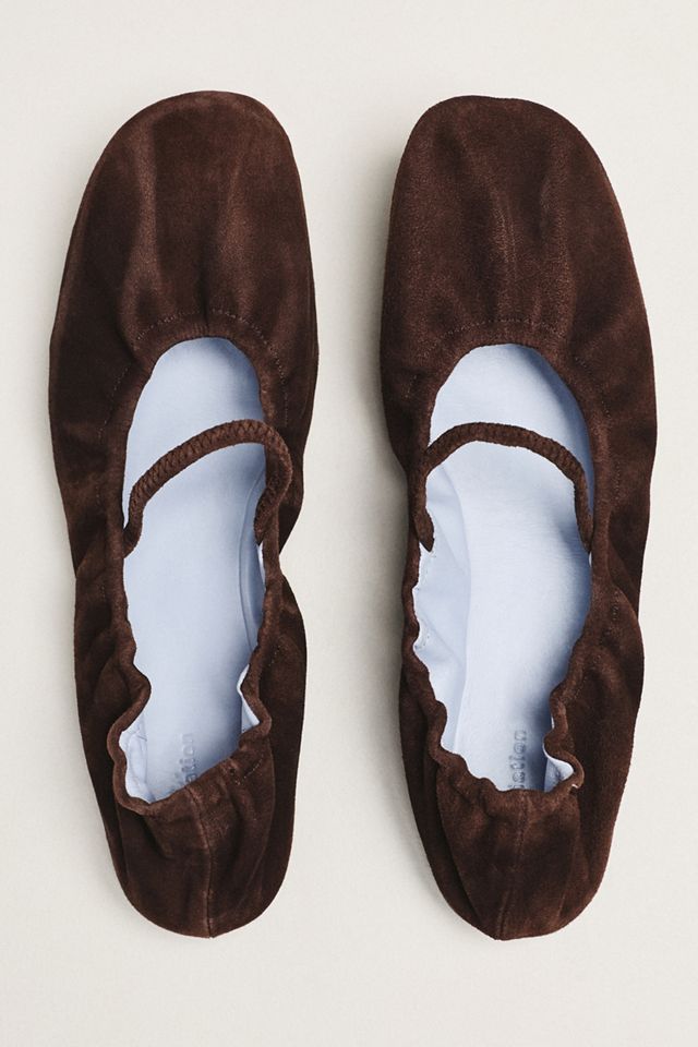 Reformation Buffy Ruched Ballet Flats #1