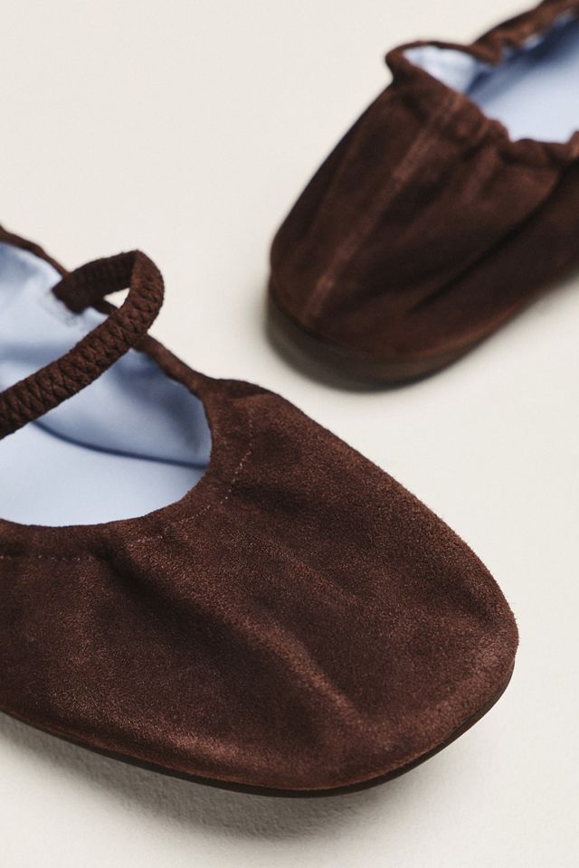 Reformation Buffy Ruched Ballet Flats #2