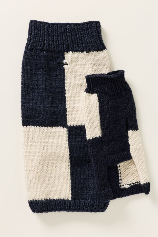 Checkered Dog Sweater #5