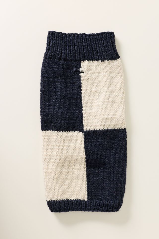 Checkered Dog Sweater #3