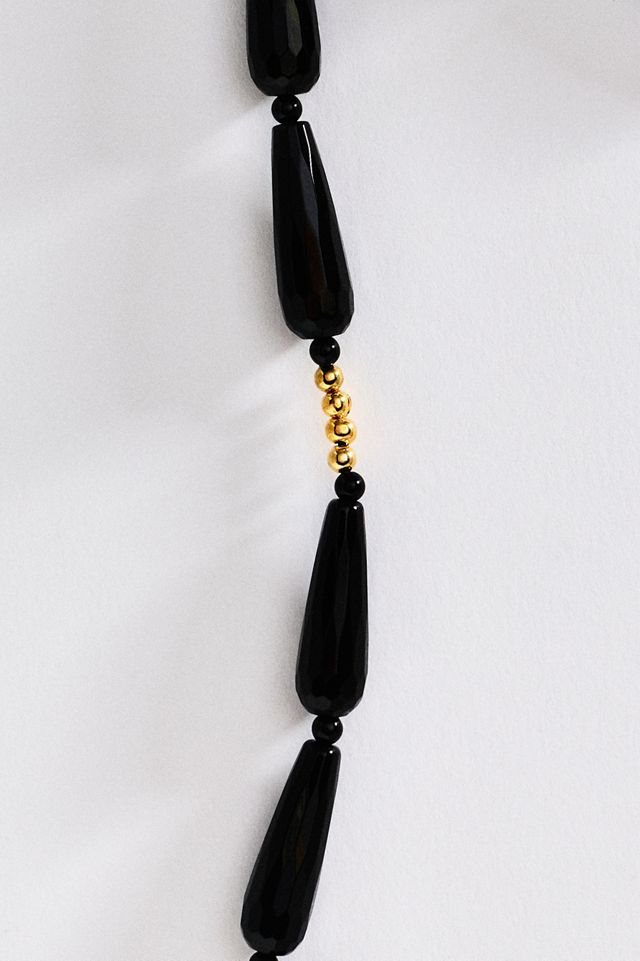 Jennifer Behr Asha Onyx Necklace #1