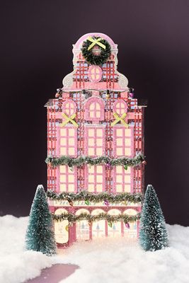 Emily Taylor x Anthropologie Light-Up Holiday House