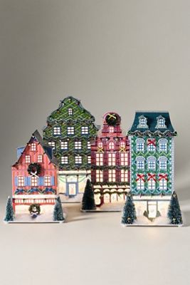 Emily Taylor x Anthropologie Light-Up Holiday House
