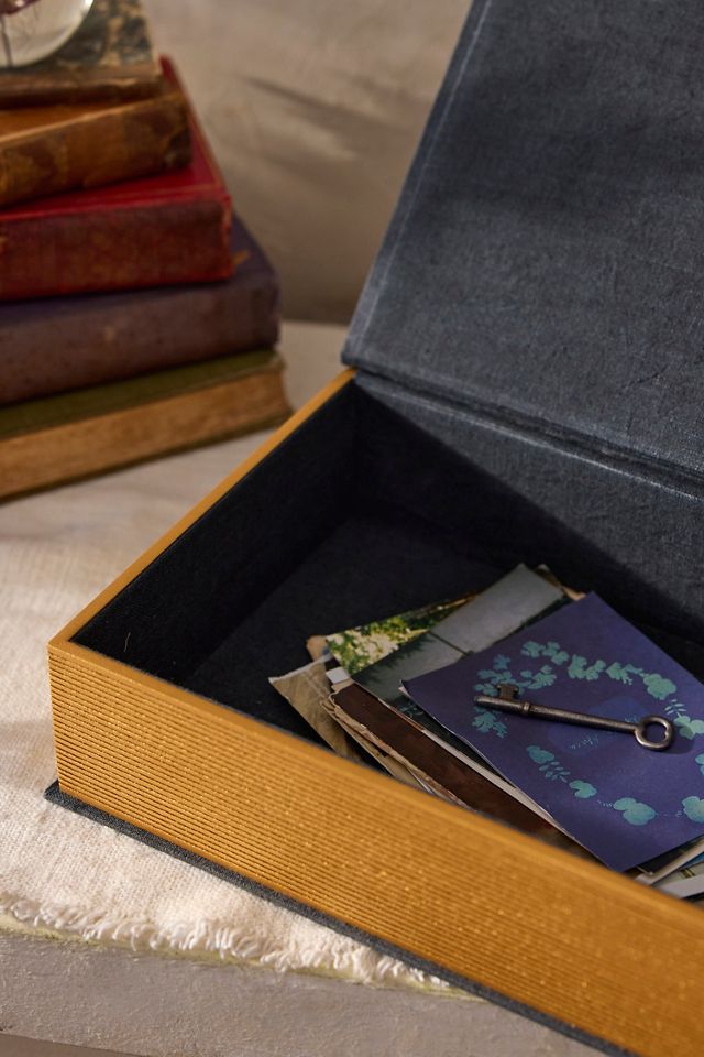 Halloween Spell Book Linen-Wrapped Box #1