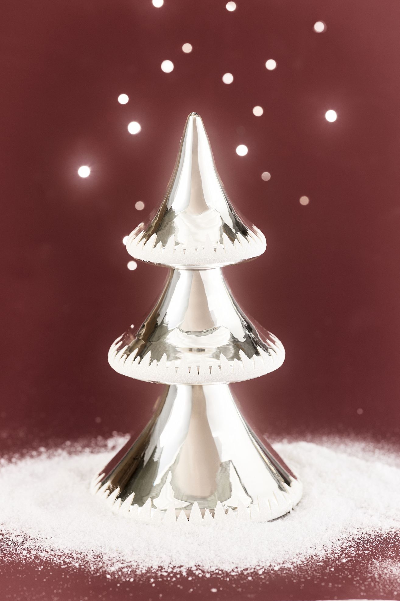 Vintage Glass Tree - Silver, Assorted